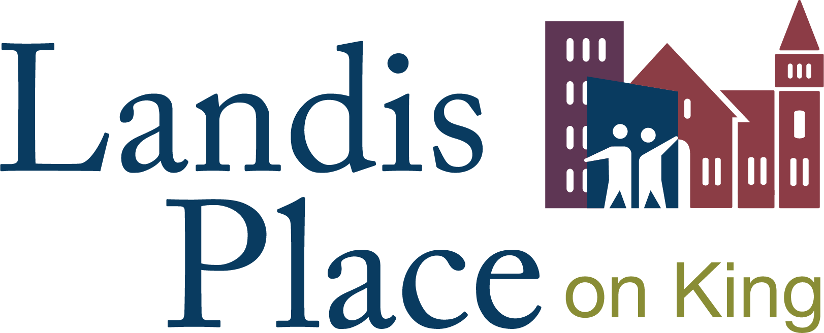 Landis Place on King logo transparent background