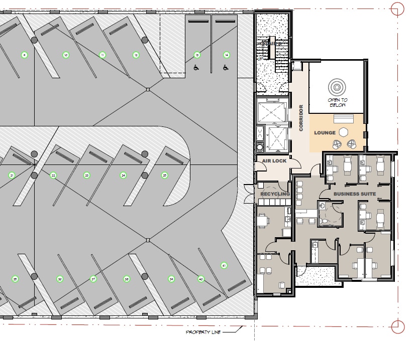 A large floorplan. 