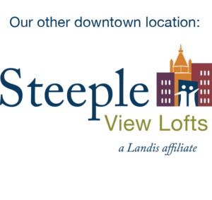 Steeple View Lofts logo.