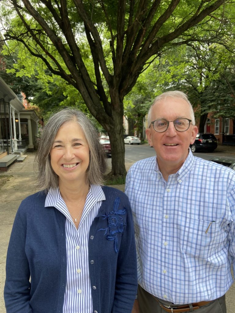 Hilda Shirk and Bill Hartman, Campaign Co-Chairs. 