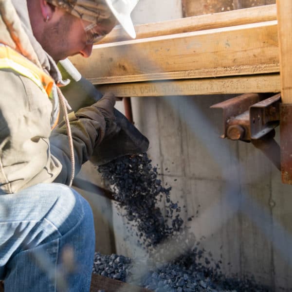 close up of construction worker