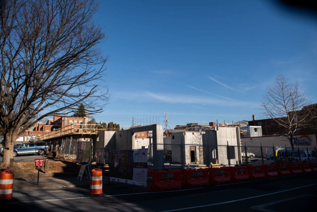 view of construction work site