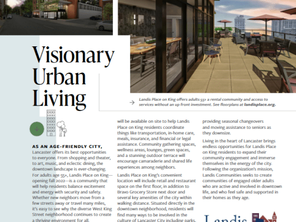 Article about Landis Place on King in Fig magazine.
