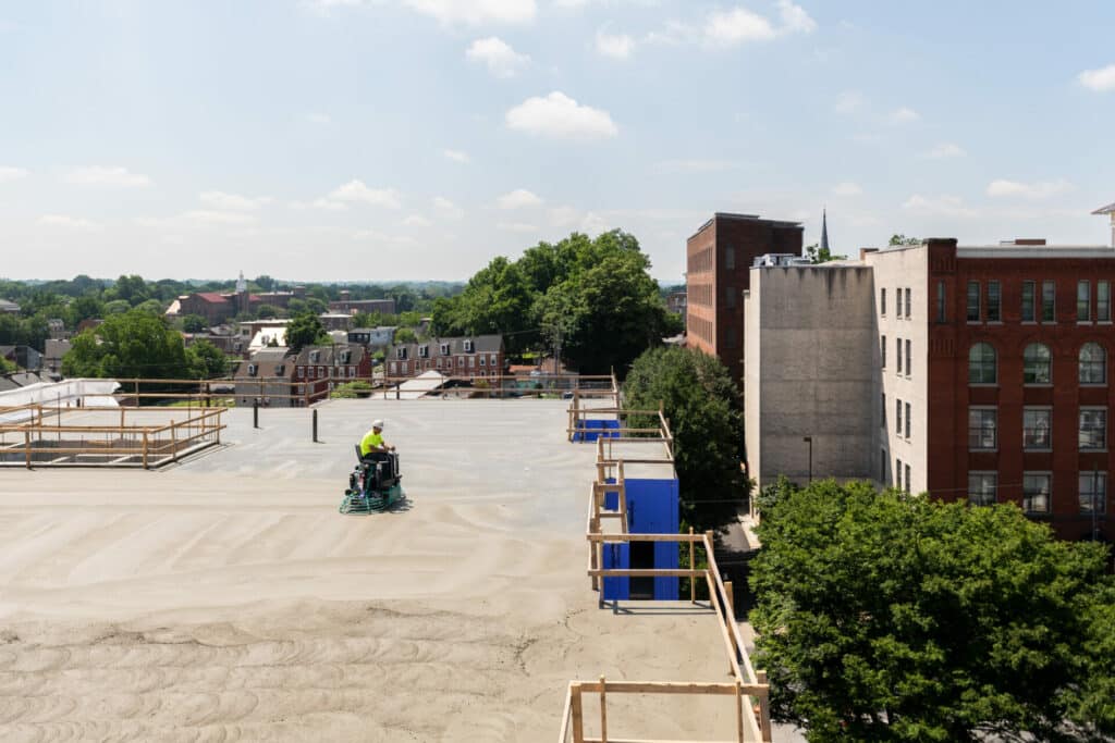 top of building