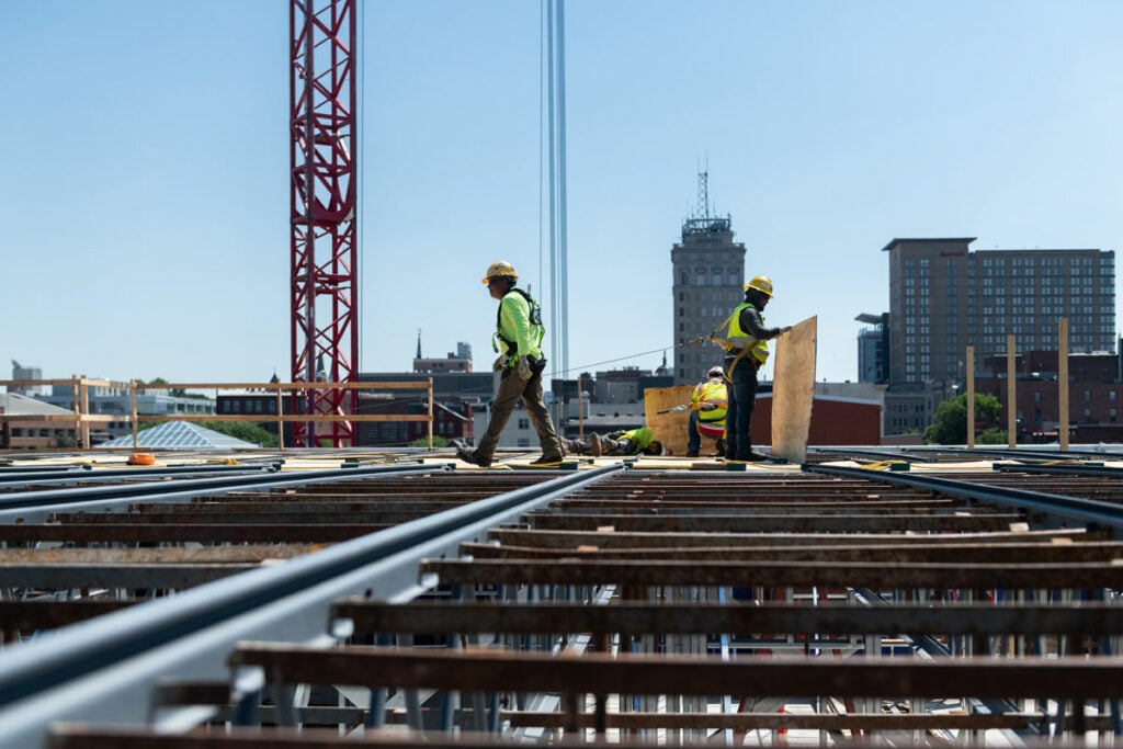 Landis Place progress from May 2022.